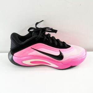 Nike A'ja Wilson A'One Leo Light Basketball Shoe Sneakers Black Hyper Pink 6